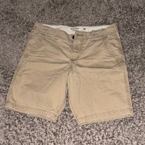 Abercrombie and Fitch Men’s Khaki Shorts
